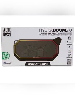 Altec Lansing HydraBoom 2.0 Wireless Speaker - Black